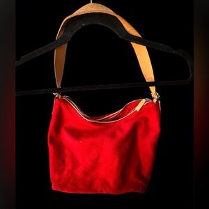 Gap wool blend Stylish Red Shoulder Bag